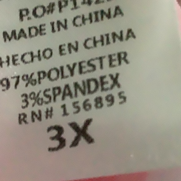 Asymmetrical Long Striped Top or Dress. Plus Size 3 X New - Picture 3 of 3